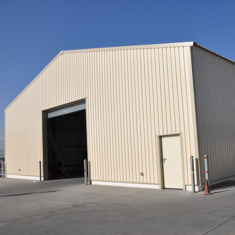 Galvanized Wide Span Light Steel Frame Storage Warehouse Workshop Shed  (4)